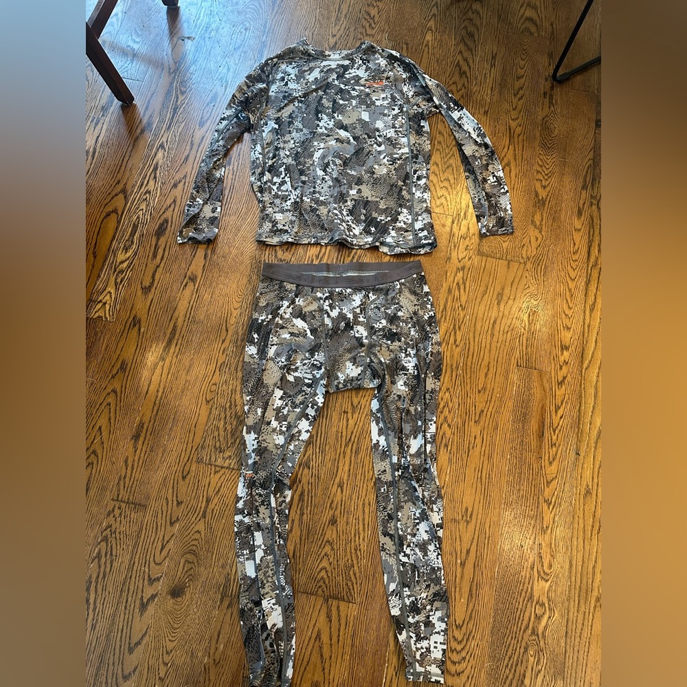 Sitka lightweight base layer top and bottom Large